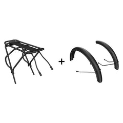 ADO AIR 20S Rear rack + Iron mudguard