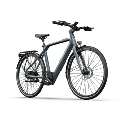 Green ADO AIR 30 PRO|ULTRA Electric bicycle on a white background - Lets Cycles, UK
