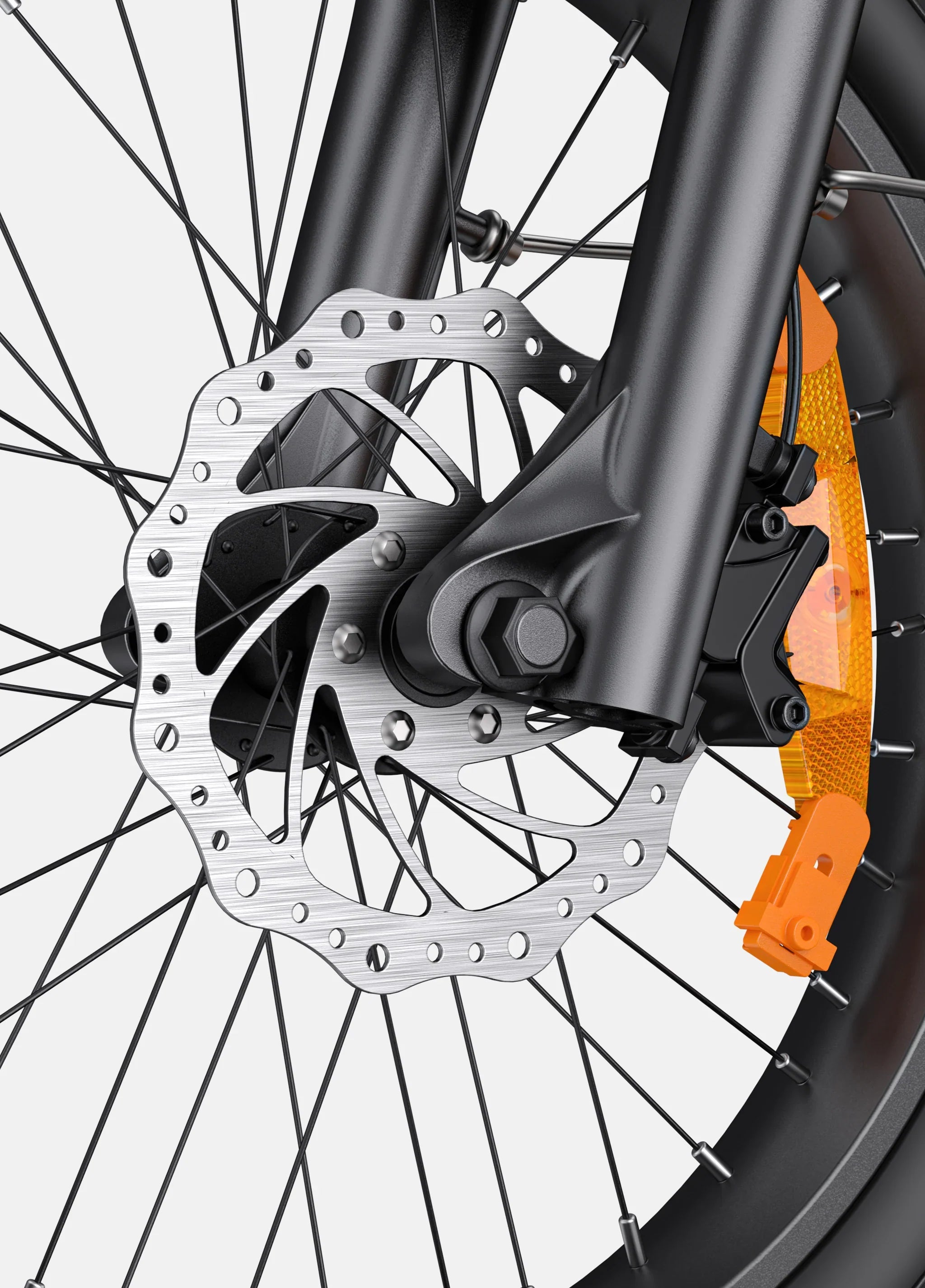 close up view of wheel Engwe L20 3.0 Pro Electric Bike
