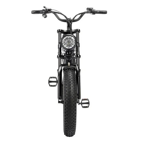 Black bicycle with a white background