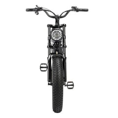 Black bicycle with a white background