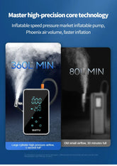 Wireless Air Pump 150psi Touch Screen Portable Electric Tire Inflator For Car Bicycle Motorcycle Mini Air Compressor Injector