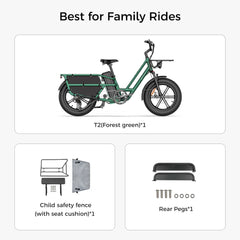 Fiido T2 Longtail Cargo Off Road E-Bike