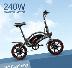 DYU D3F Upgraded Folding Electric Bike - Letscycle UK