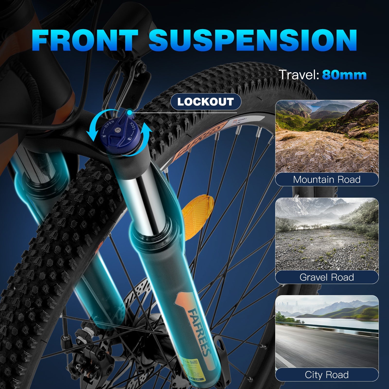 Fafrees 26 Hailong One Electric Bike - Letscycle UK