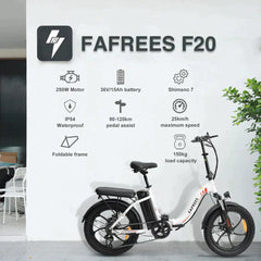 FAFREES F20 Folding Electric Bike - Letscycle UK