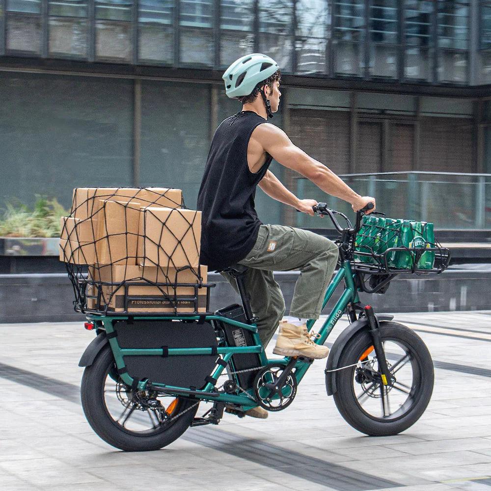 Fiido T2 Longtail Cargo E-Bike - Letscycle UK
