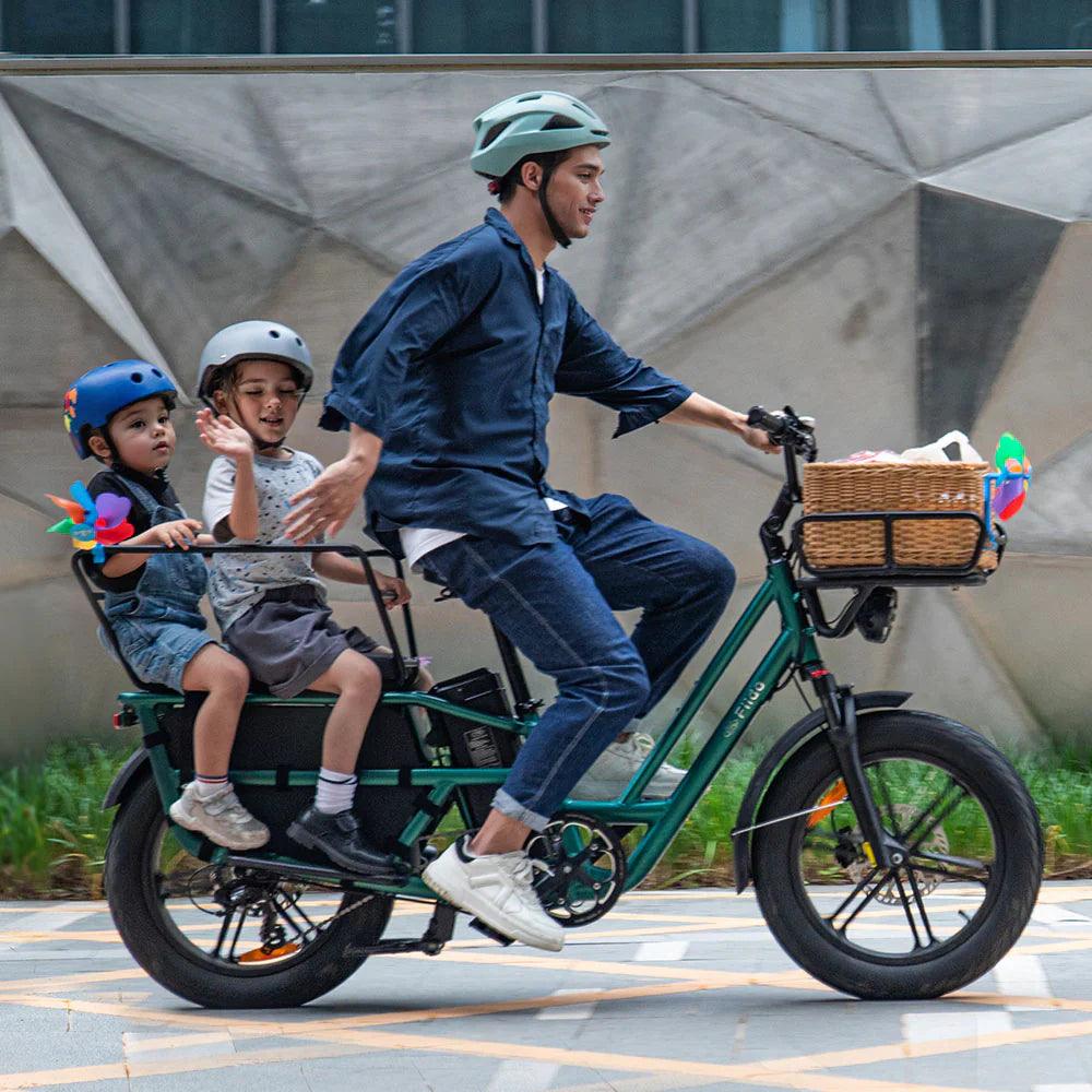 Fiido T2 Longtail Cargo E-Bike - Letscycle UK