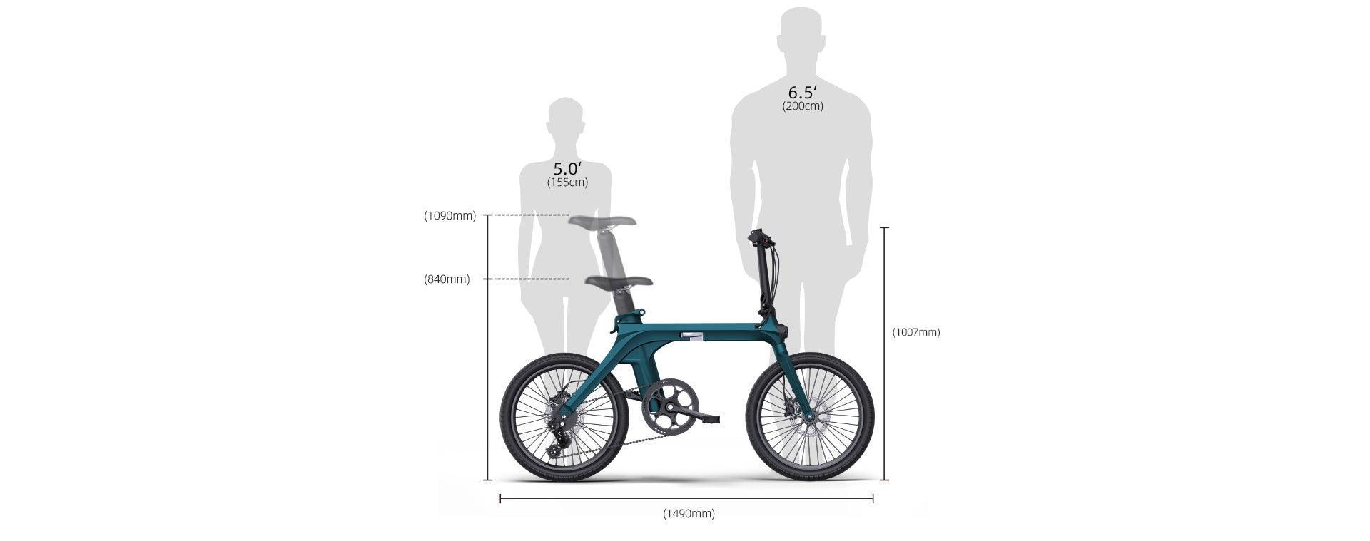 FIIDO X upgraded v2 Folding 250W Electric Bike - Letscycle UK