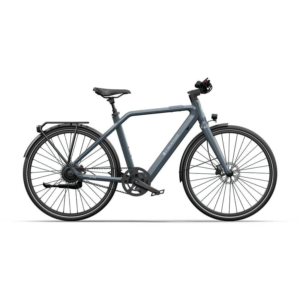 ADO AIR 30 PRO|ULTRA Electric Bike - Green on a white background - Lets Cycle