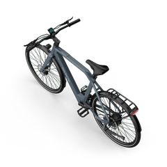 Gray ADO AIR 30 PRO|ULTRA Electric  bicycle with black details on a white background
