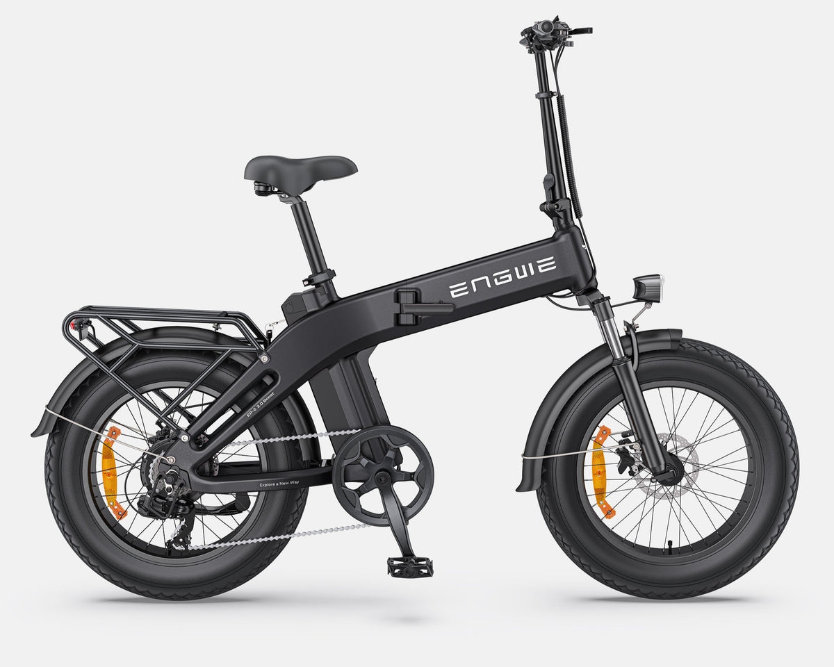 Black Engwe EP-2 3.0 Boost Electric Bike on a white background