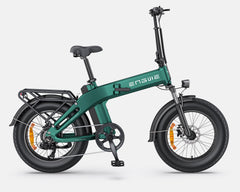Green Engwe EP-2 3.0 Boost Electric Bike with 'ENGWE' branding on a white background