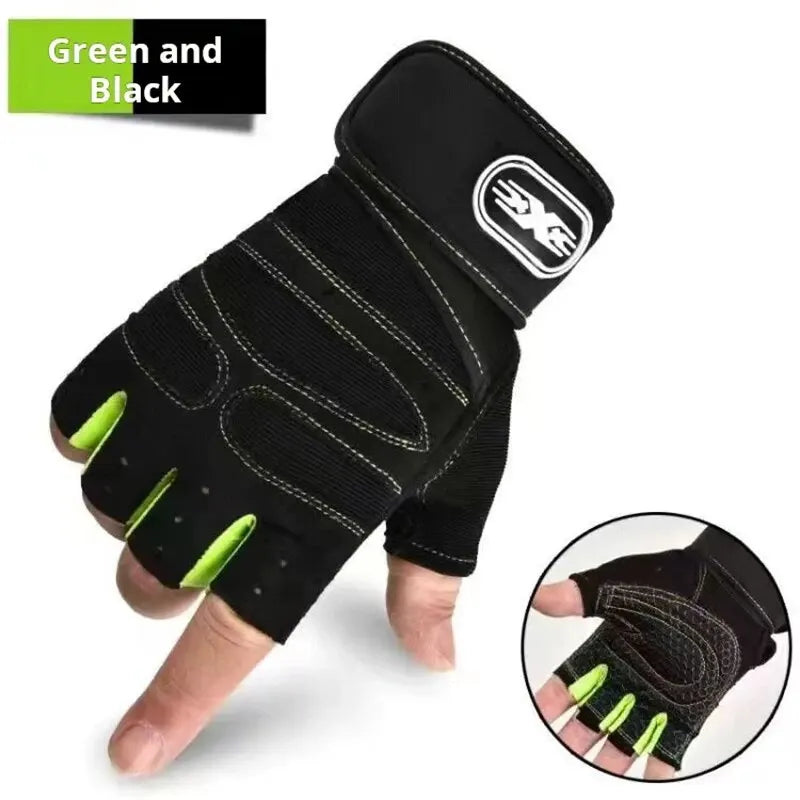 Fitness Gloves Half Finger Sports Tactics Cycling Outdoor Mountaineering Breathable and Wear Resistant Gloves