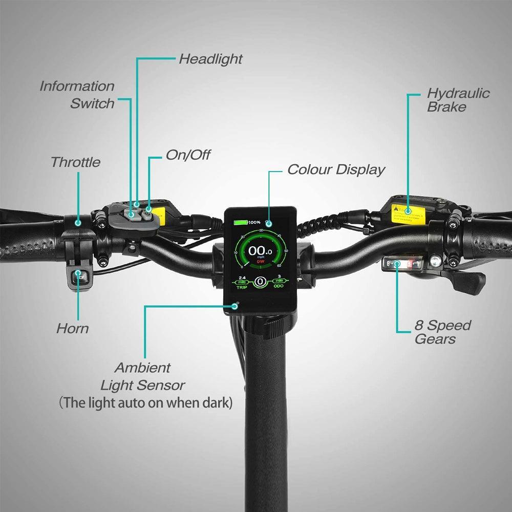 Engwe Engine Pro (Upgraded 1000W Version) Electric Bike-UK - Pogo Cycles