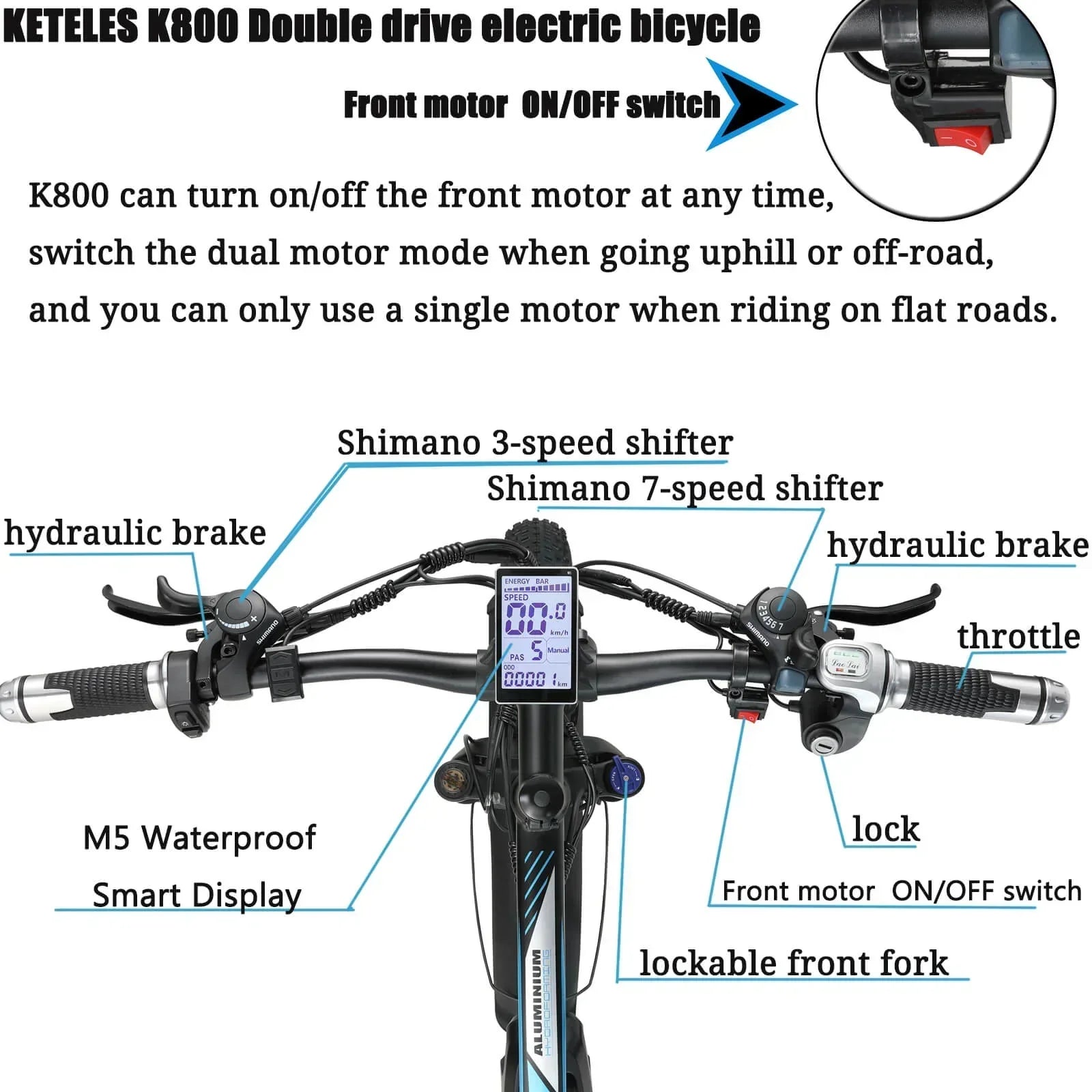 KETELES K800 2×1000W dual Motors Electric Bike - Preorder - Pogo cycles UK -cycle to work scheme available