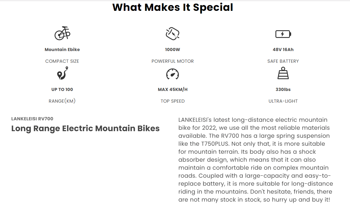 Lankeleisi RV700 Electric Mountain Bike - Pogo cycles UK -cycle to work scheme available