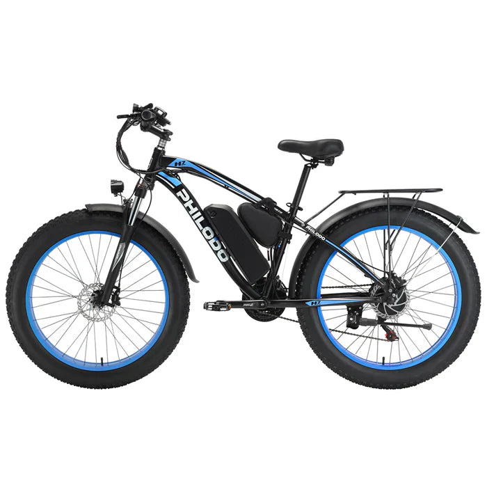 PHILODO H7 Pro All-Terrain Electric Fat Bike 26 Inch - Pogo cycles UK -cycle to work scheme available