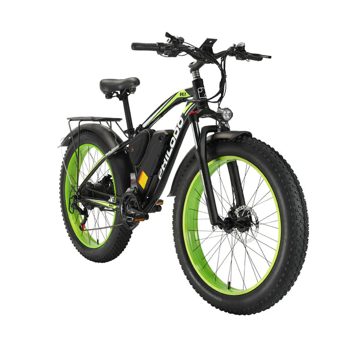 PHILODO H7 Pro All-Terrain Electric Fat Bike 26 Inch - Pogo cycles UK -cycle to work scheme available