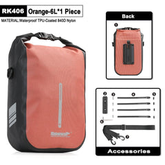 Rhinowalk Bike Quick Release Fork Bag Waterproof 4L 6L Cycling Bicycle Front Pack Mount Electric Scooter Storage Vehicle Bag - Pogo Cycles