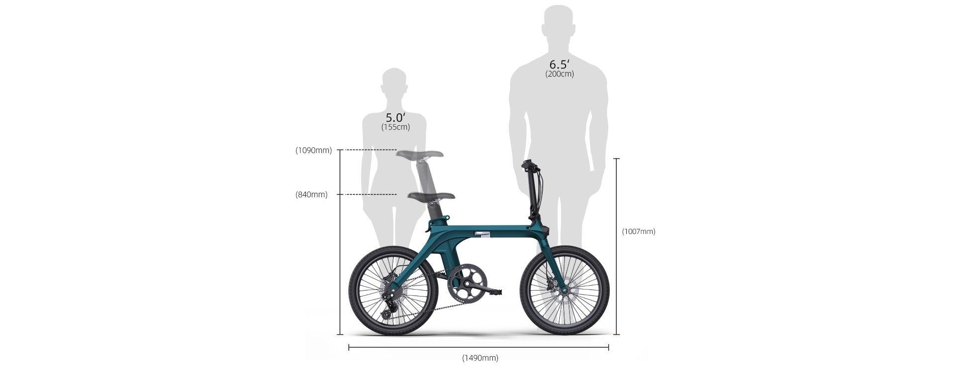 FIIDO X upgraded v2 Folding 250W Electric Bike - Pogo cycles UK -cycle to work scheme available